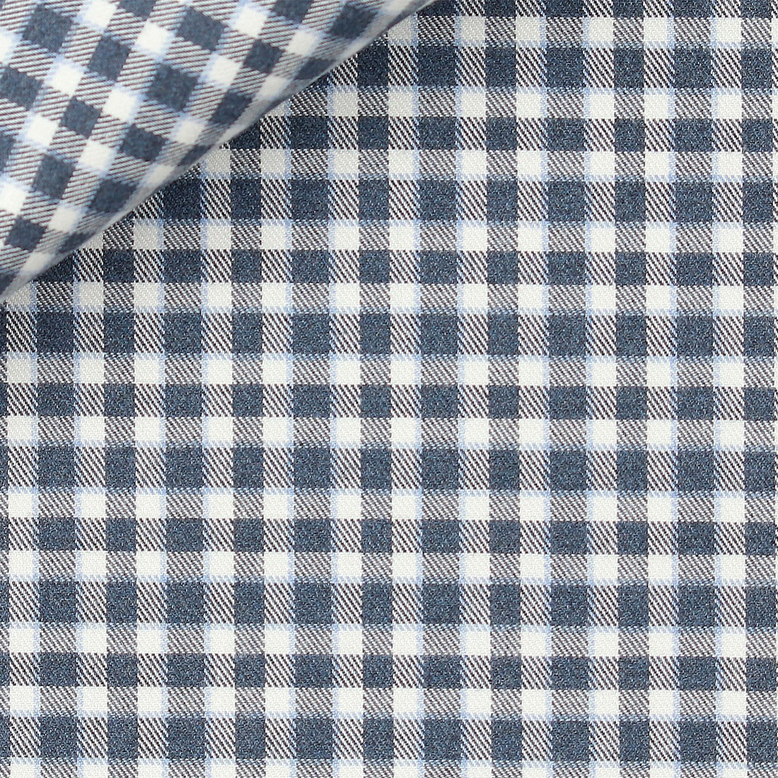 Twill Check Pattern Blue