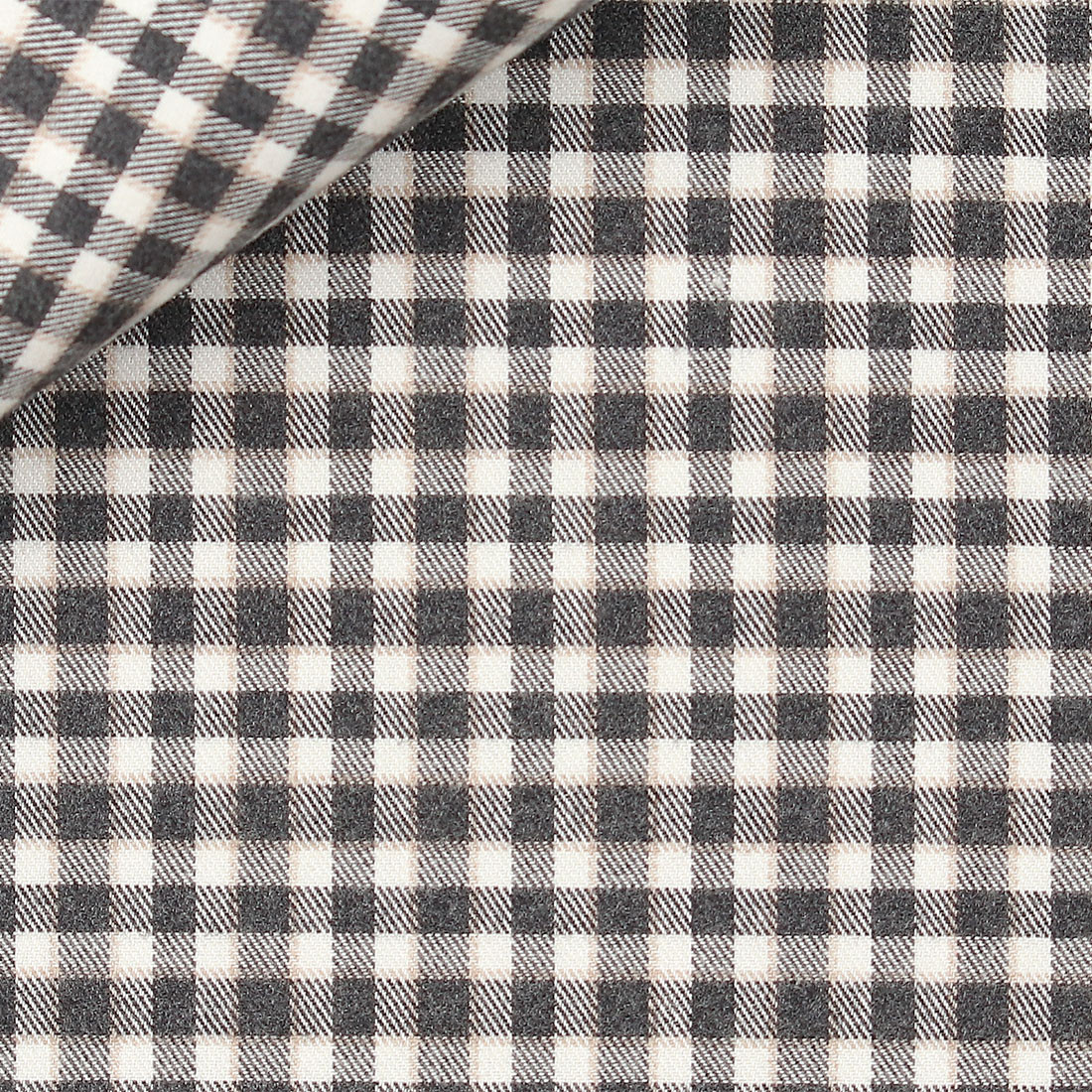 Twill Check Pattern Grey