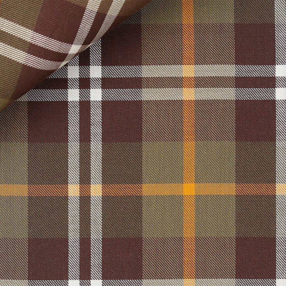 Twill Check Pattern Green