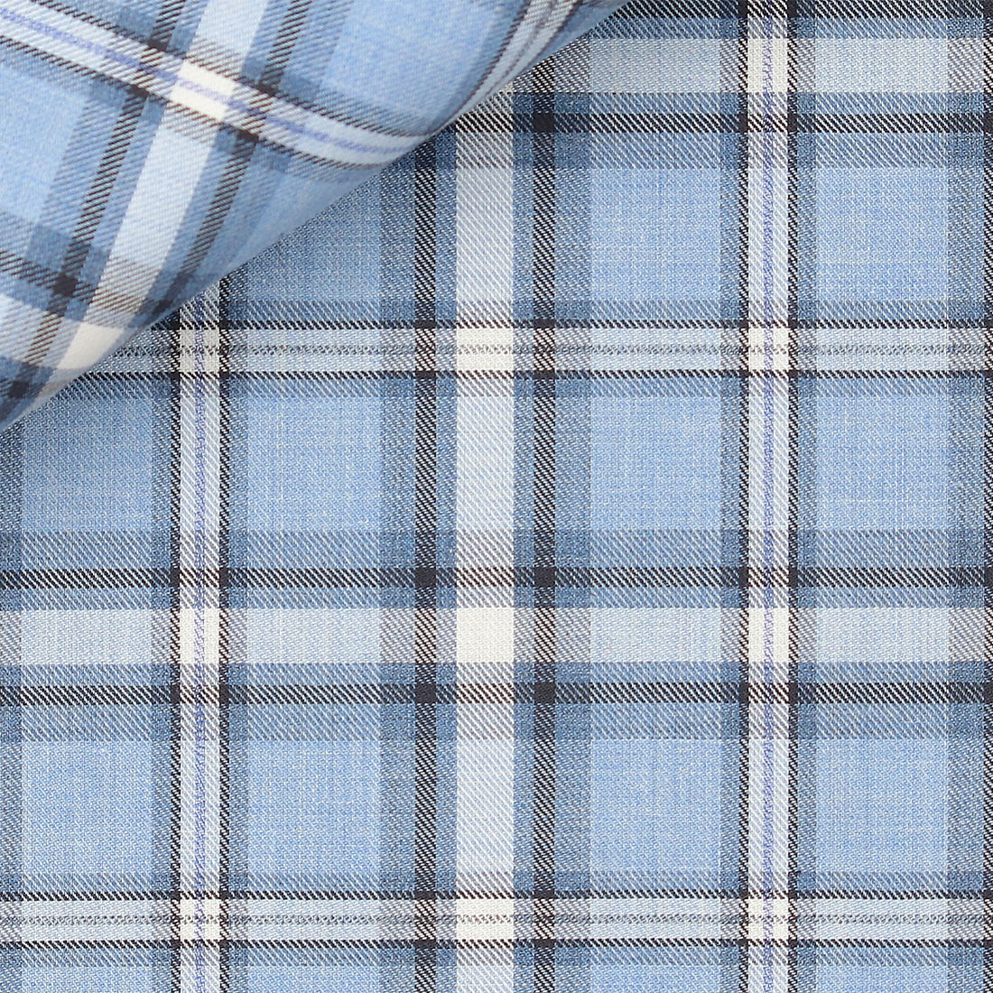 Twill Check Pattern Blue