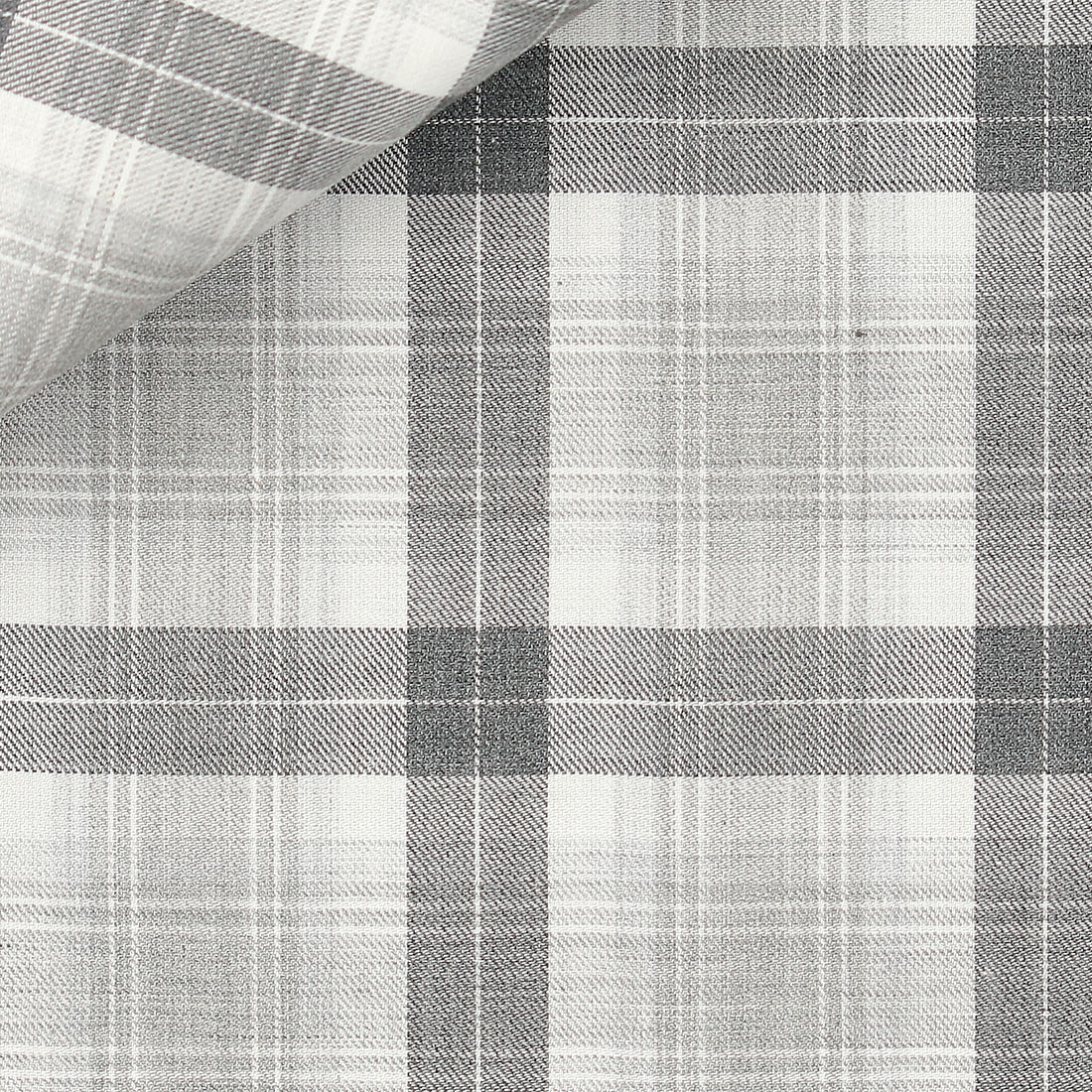 Twill Check Pattern Grey