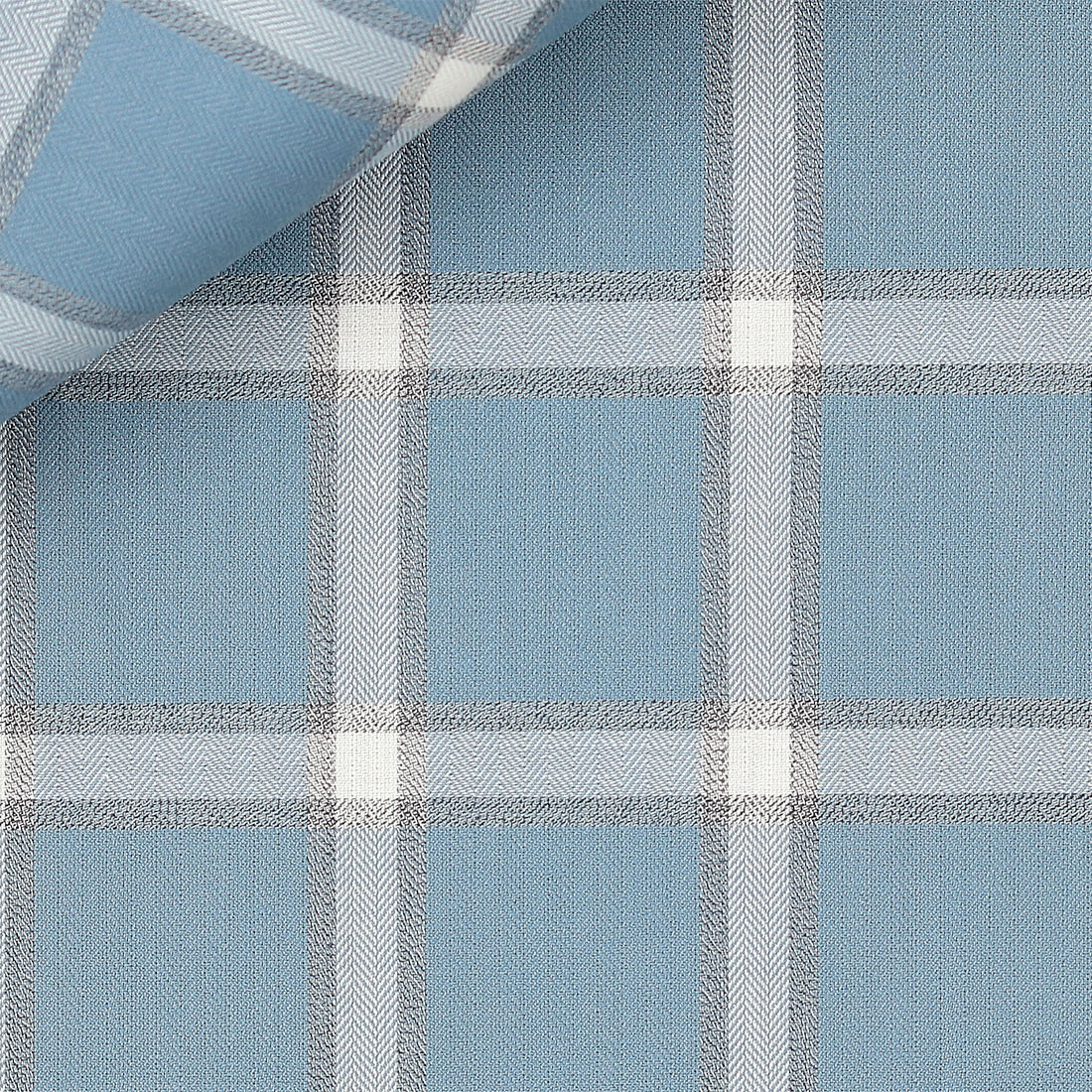 Twill Check Pattern Blue