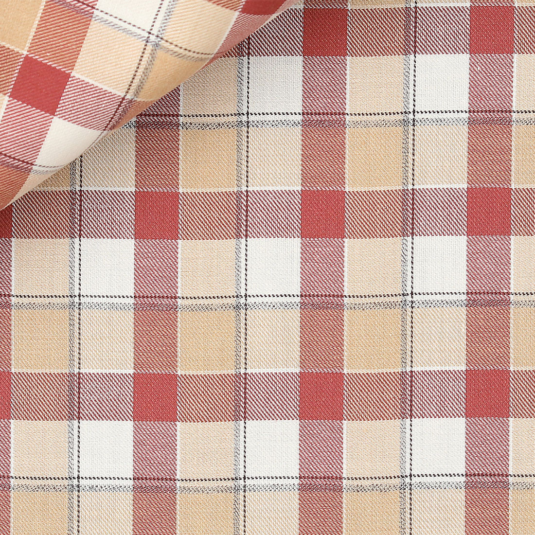 Twill Check Pattern Brown