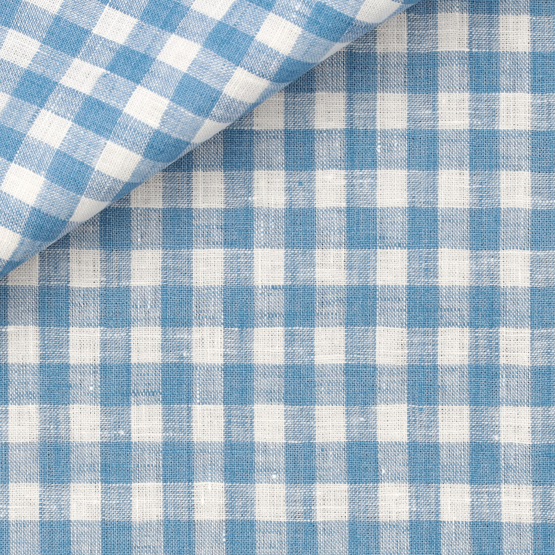 tela Check Pattern Blue