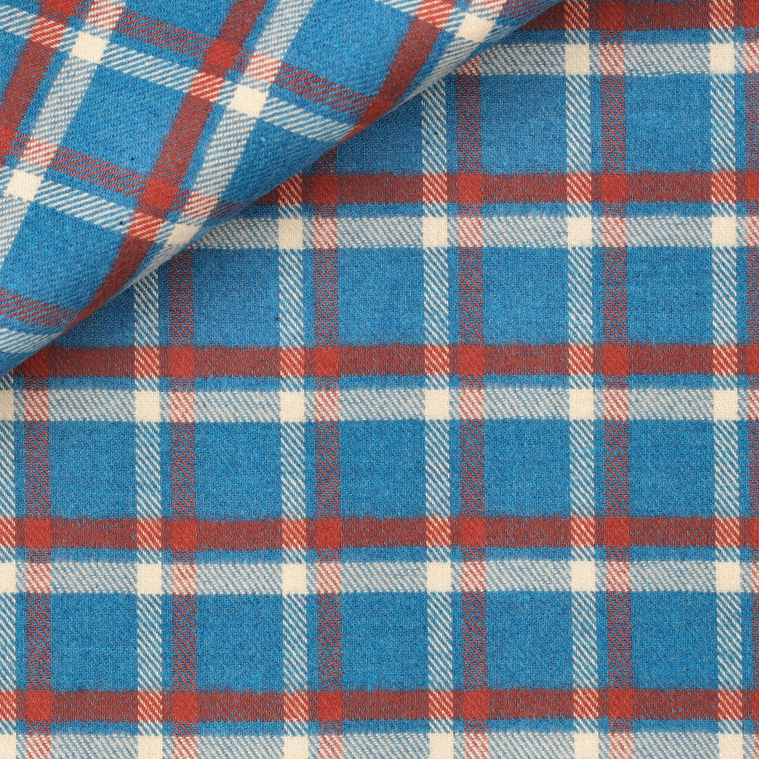 Twill Check Pattern Blue