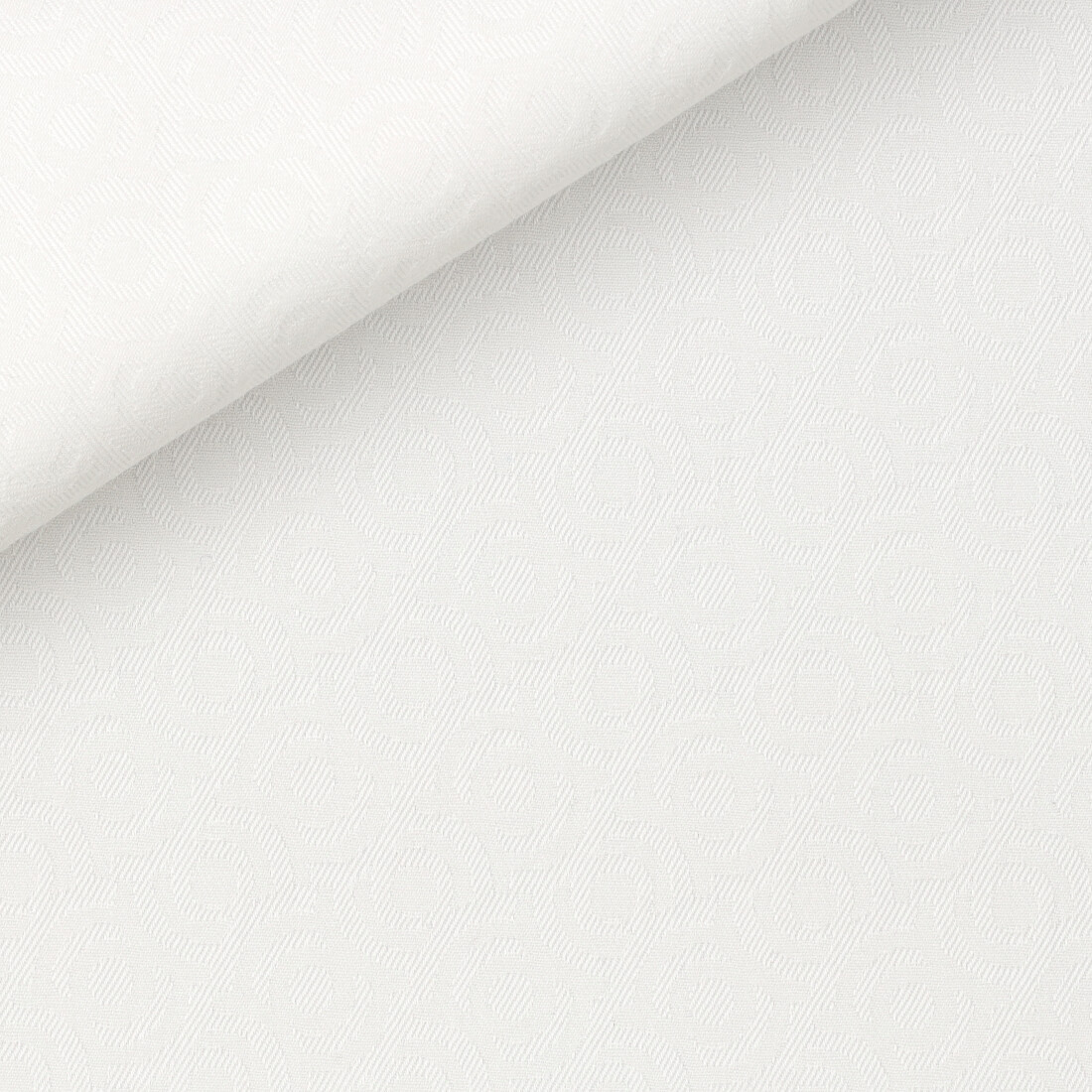 Jacquard Plain White