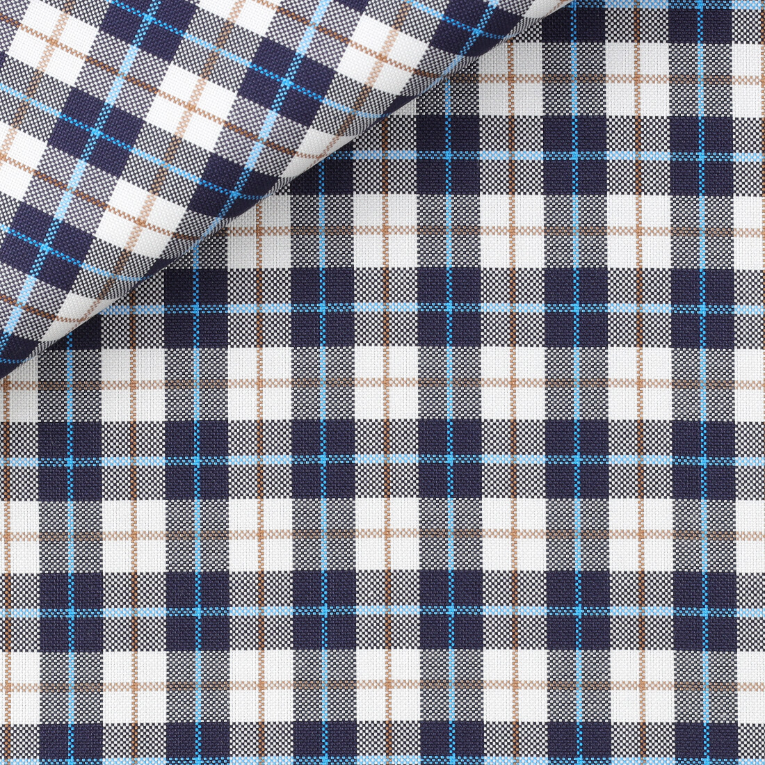 Oxford Check Pattern Blue
