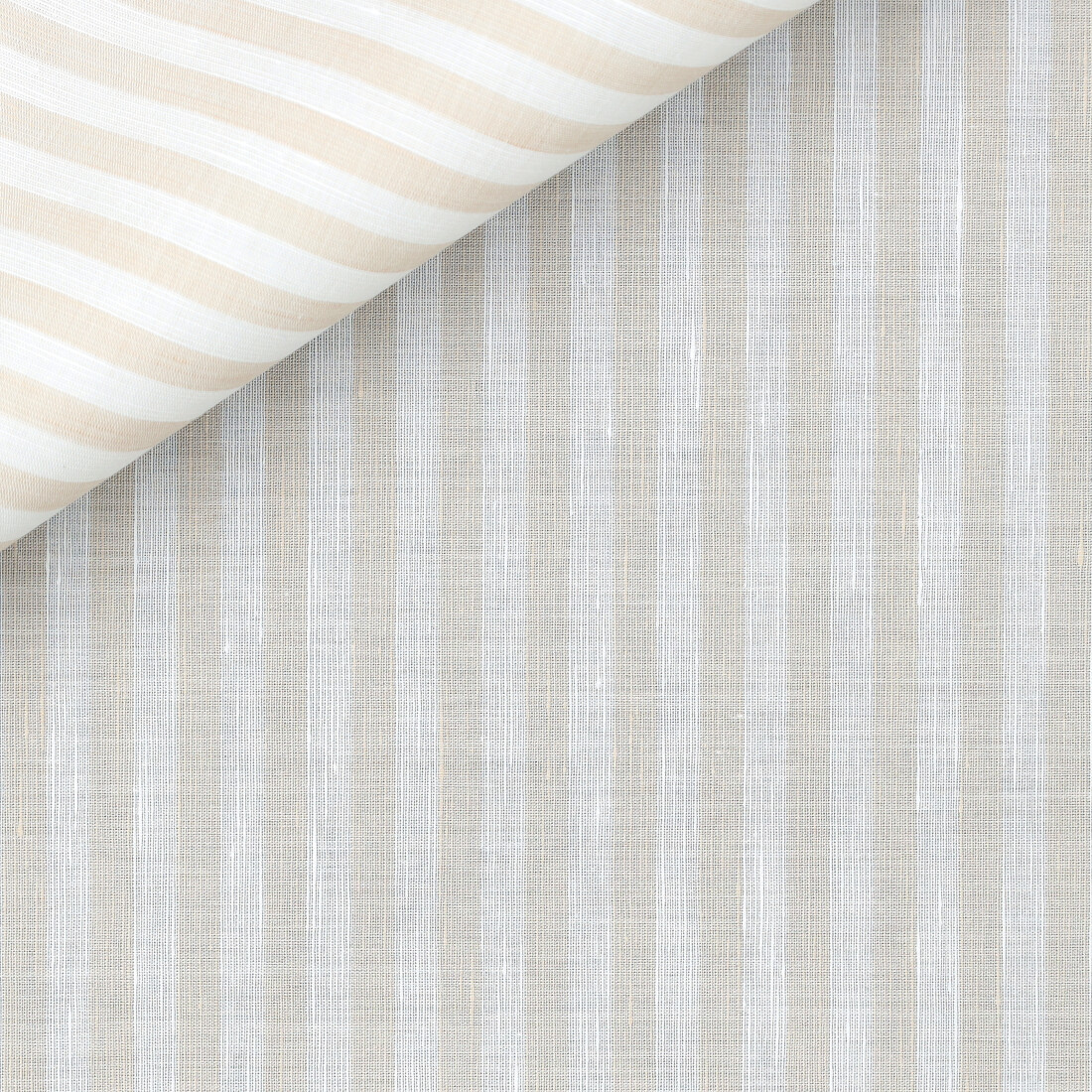 Linen Stripes Beige