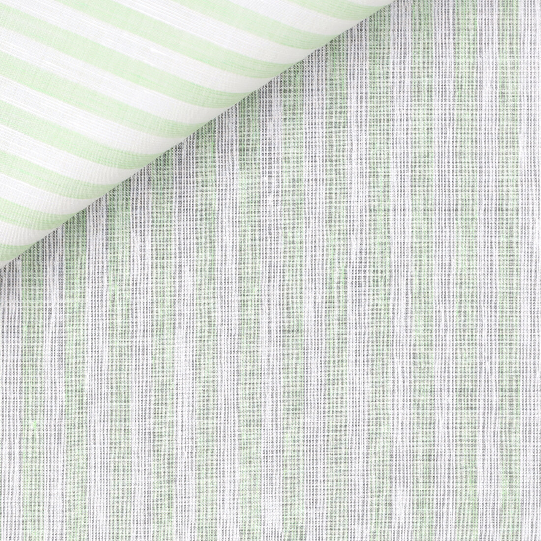 Linen Stripes Green