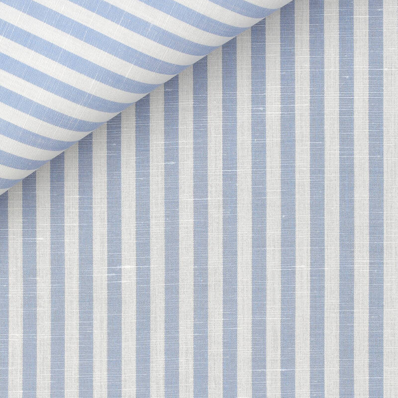 Linen Stripes Blue