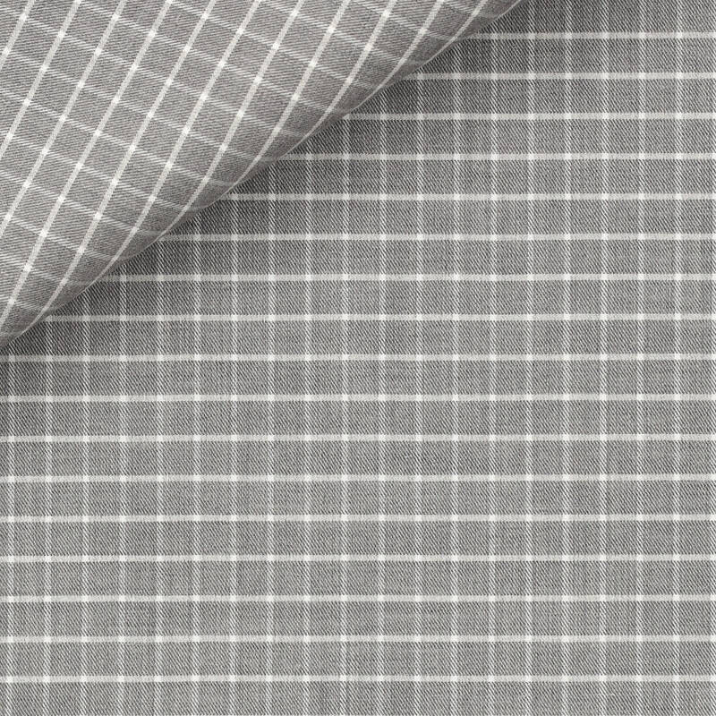 Flannel Check Pattern Grey