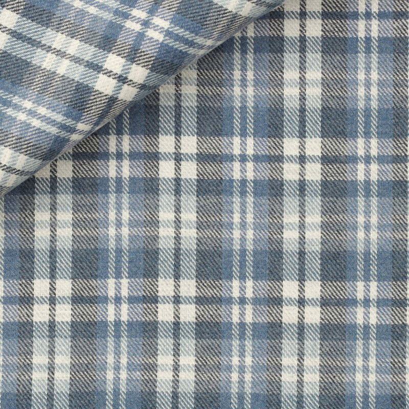 Twill Check Pattern Grey