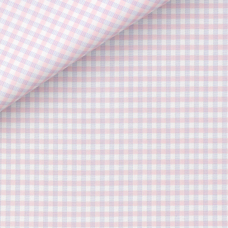 Mixed Check Pattern Pink