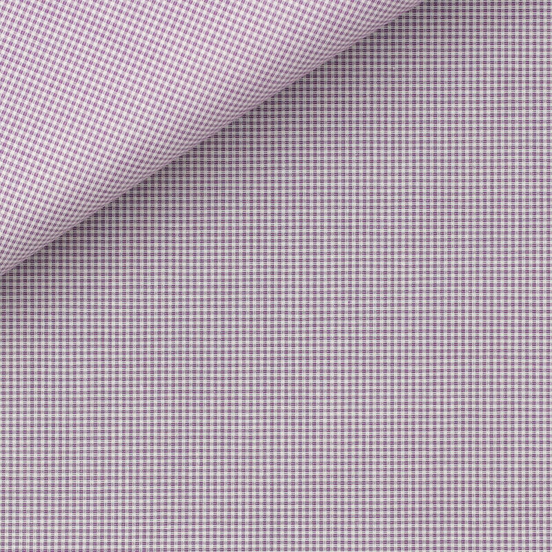Poplin Check Pattern Purple
