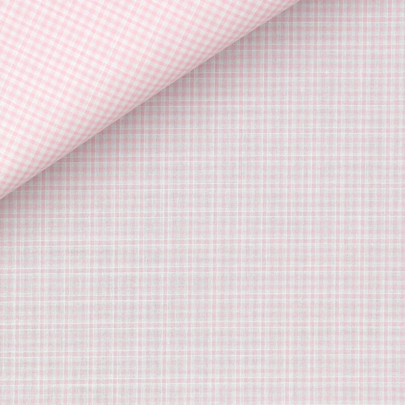 Chambray Check Pattern Pink