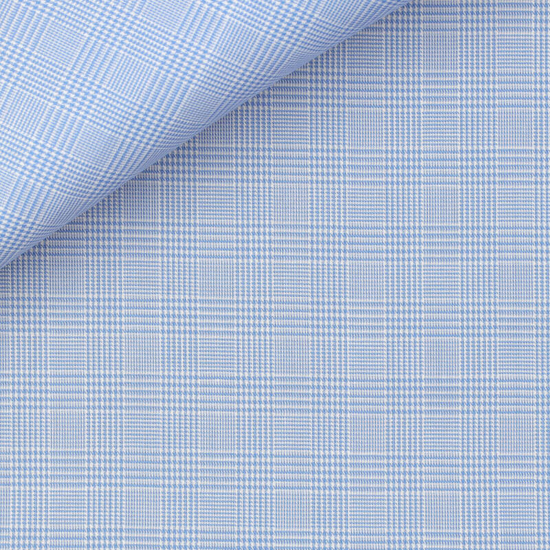Twill Check Pattern Blue