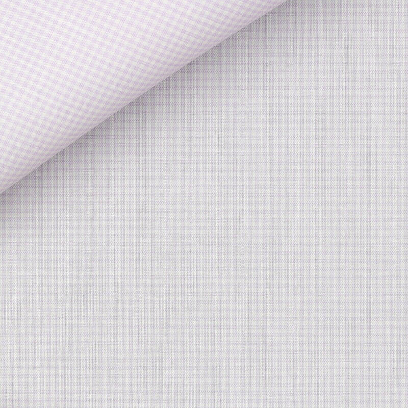 Twill Check Pattern Mauve