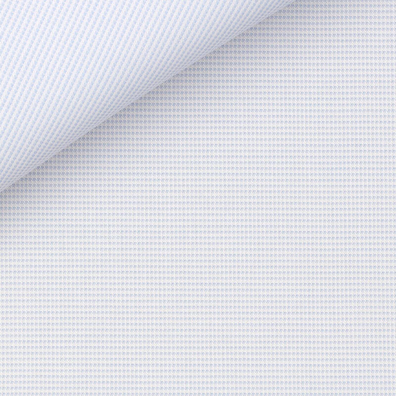 Herringbone Plain Blue