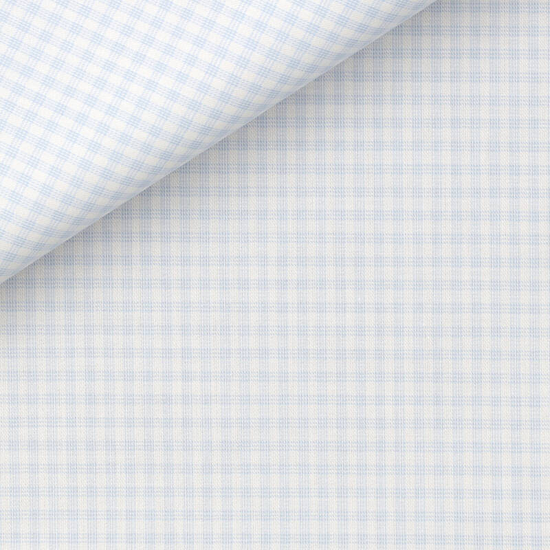 Twill Check Pattern Blue