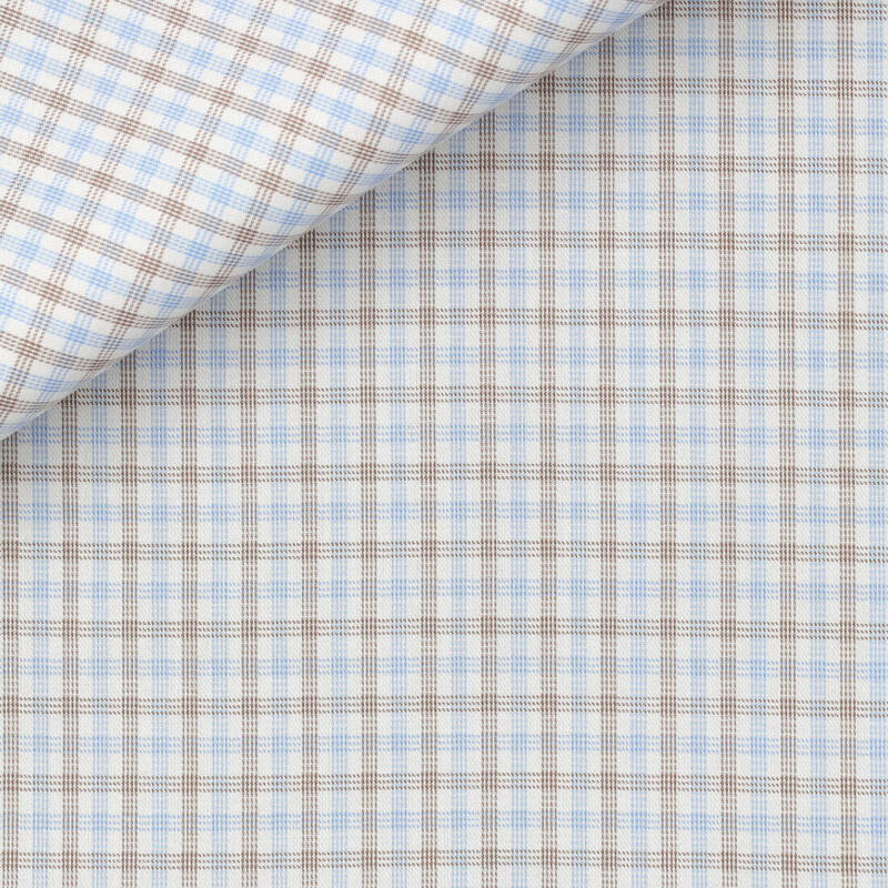 Twill Check Pattern Brown