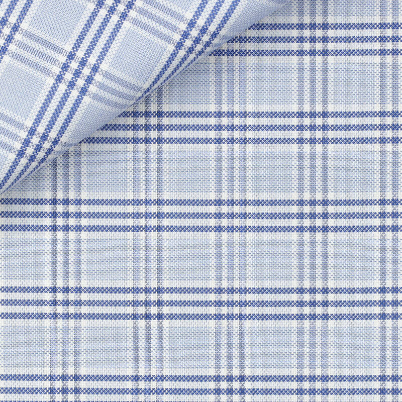 Oxford Check Pattern Blue
