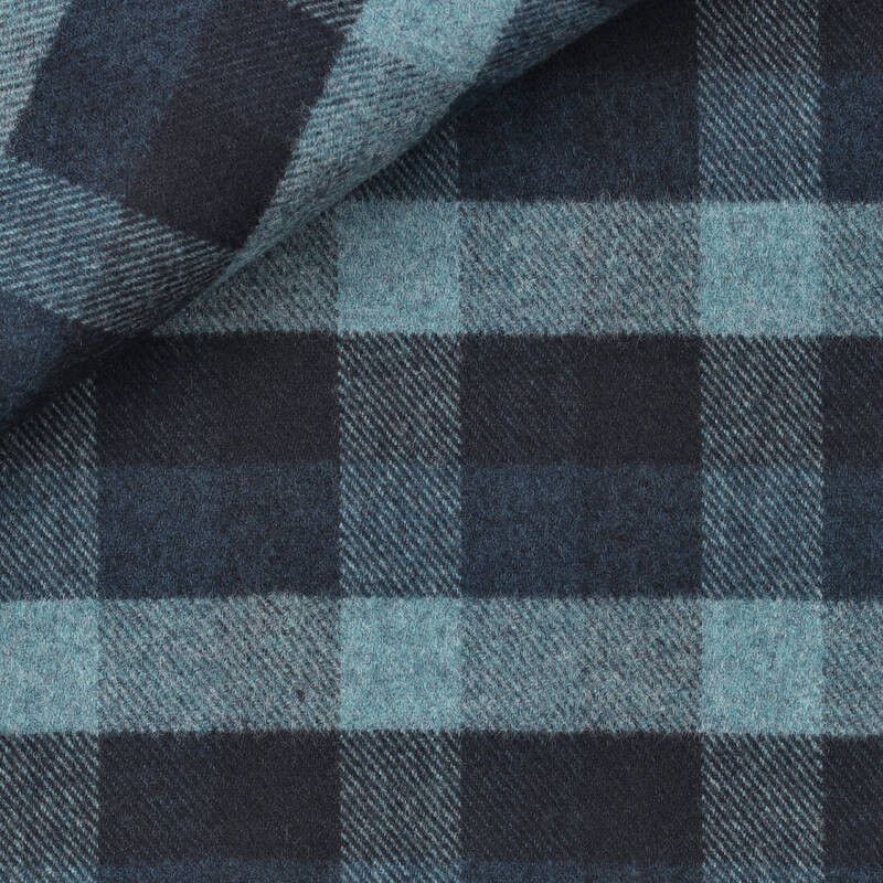 Twill Check Pattern Blue