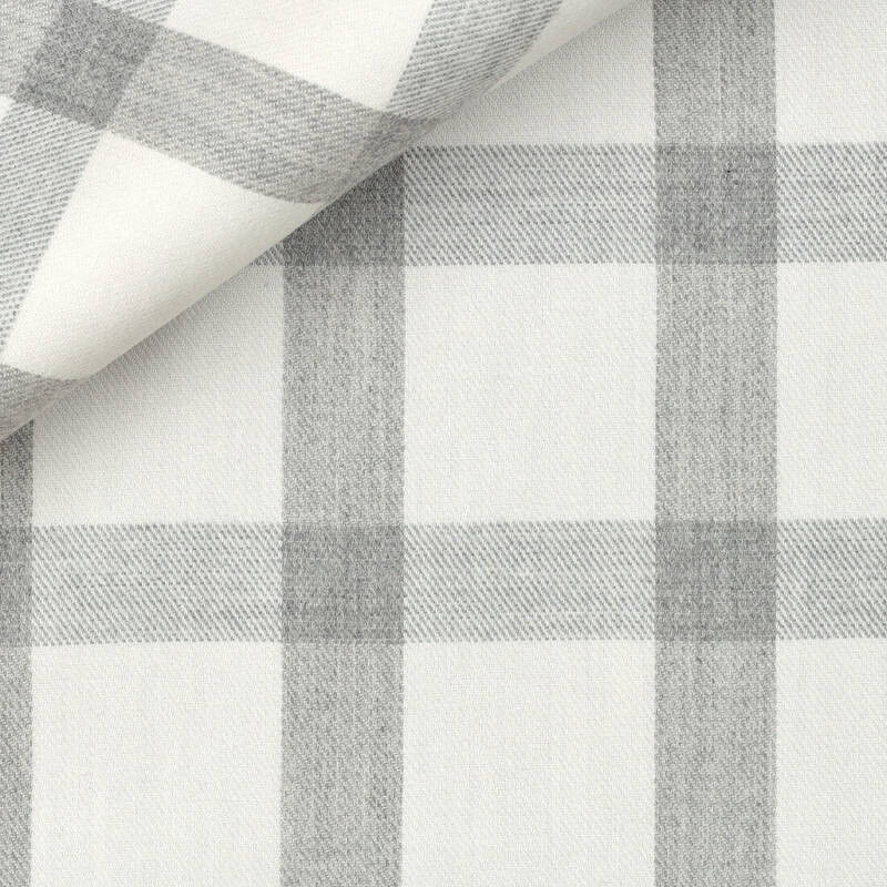 Flannel Check Pattern Grey