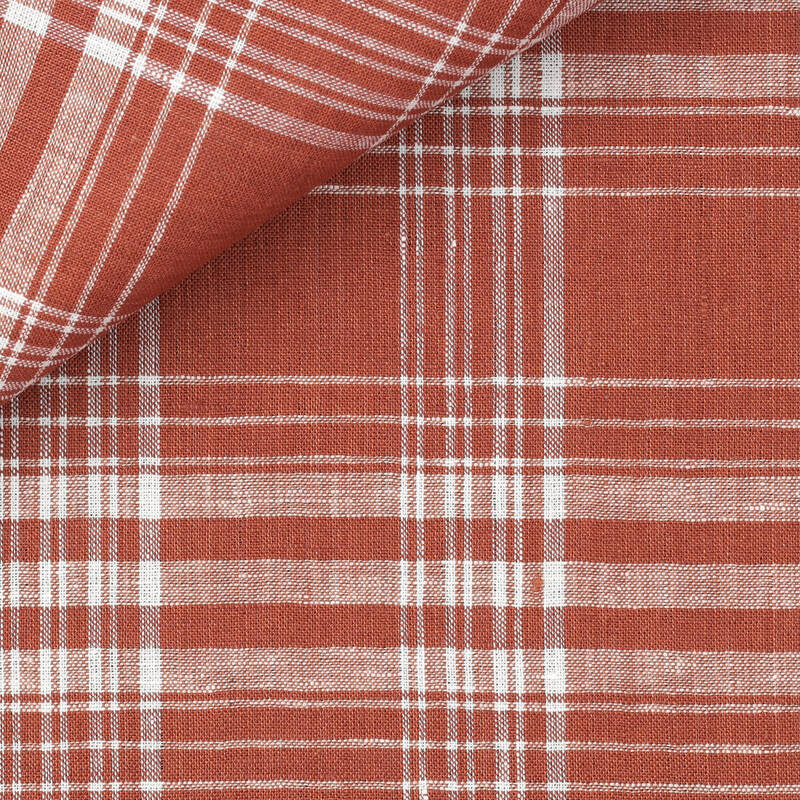 Linen Check Pattern Brown