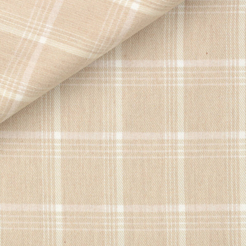 Twill Check Pattern Beige