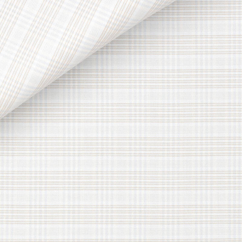 Mixed Check Pattern Beige