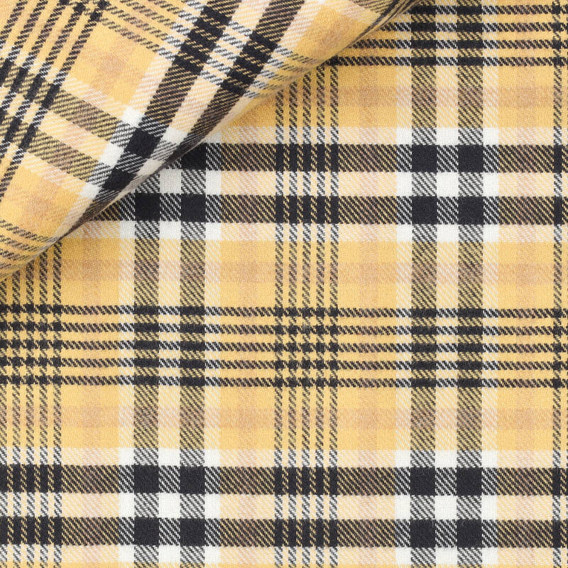 Twill Check Pattern Beige Black