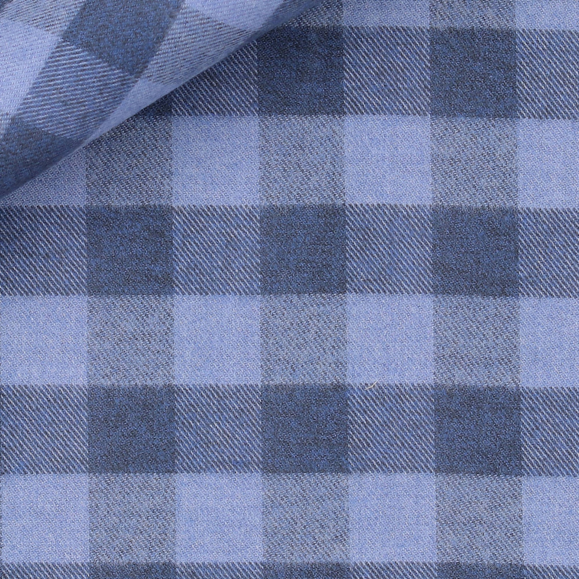 Twill Check Pattern Blue