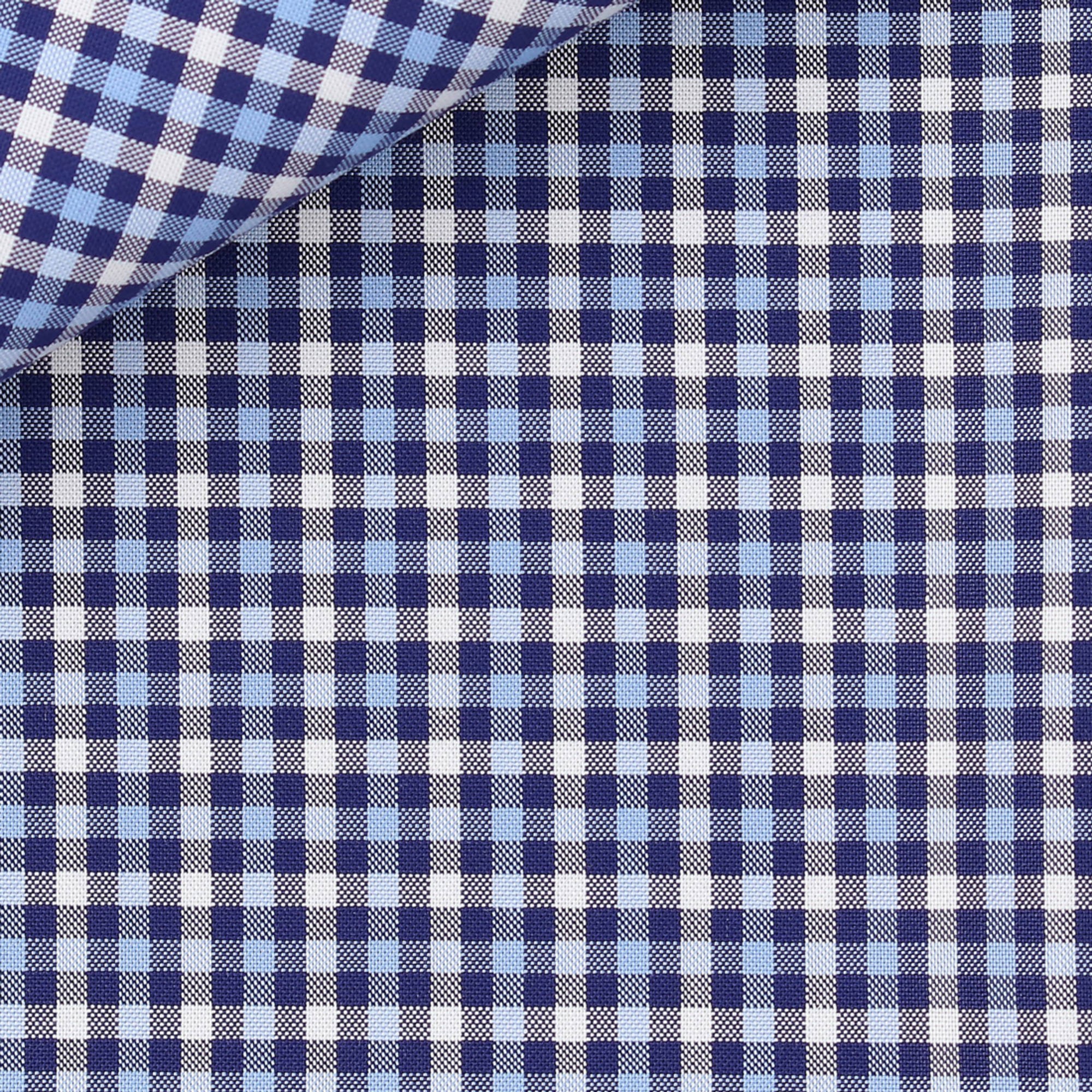 Oxford Check Pattern Blue
