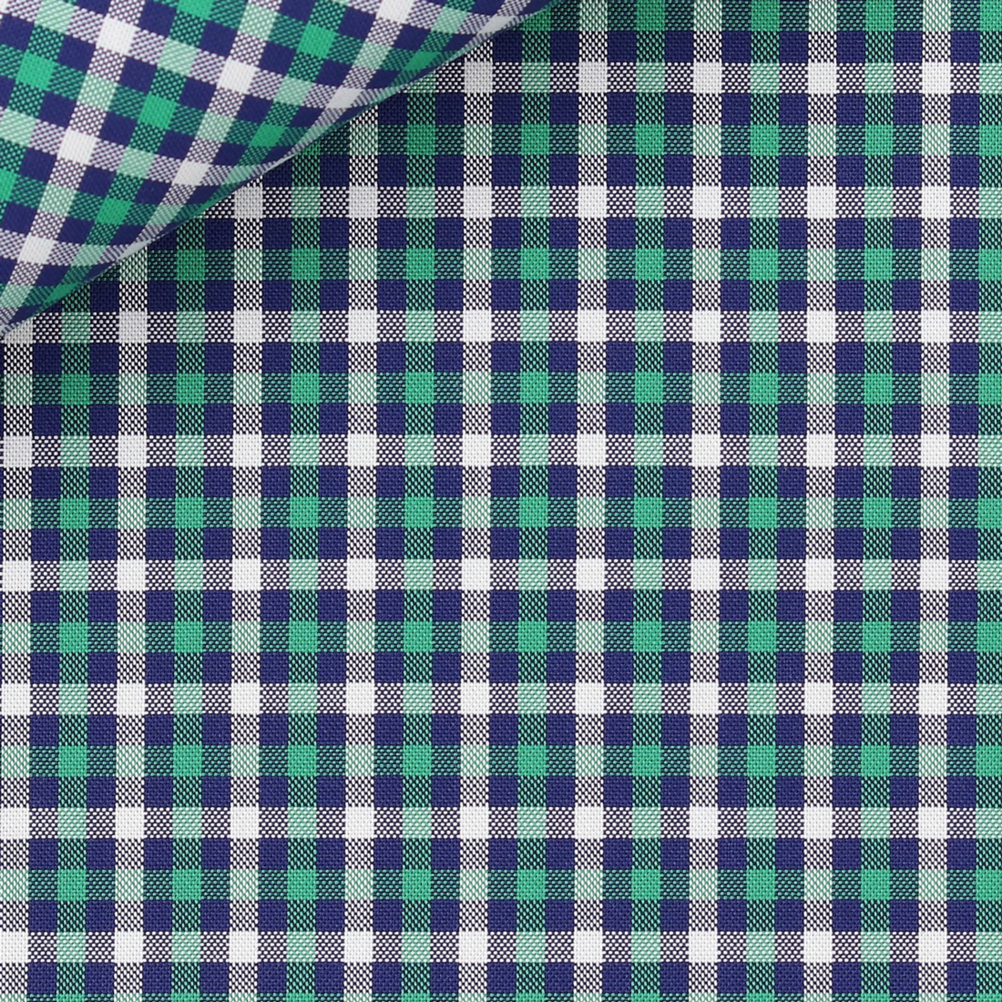 Oxford Check Pattern Green