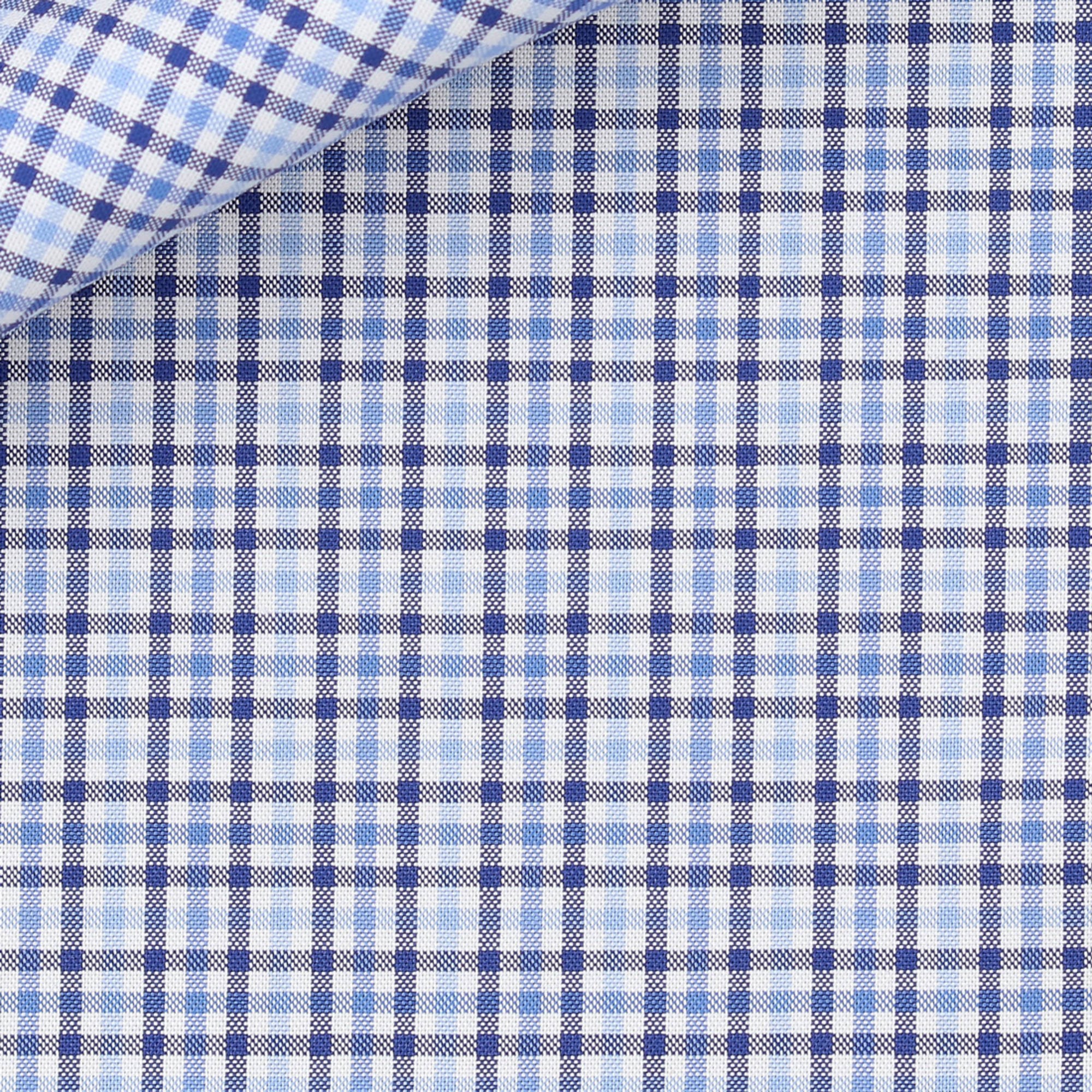 Oxford Check Pattern Blue