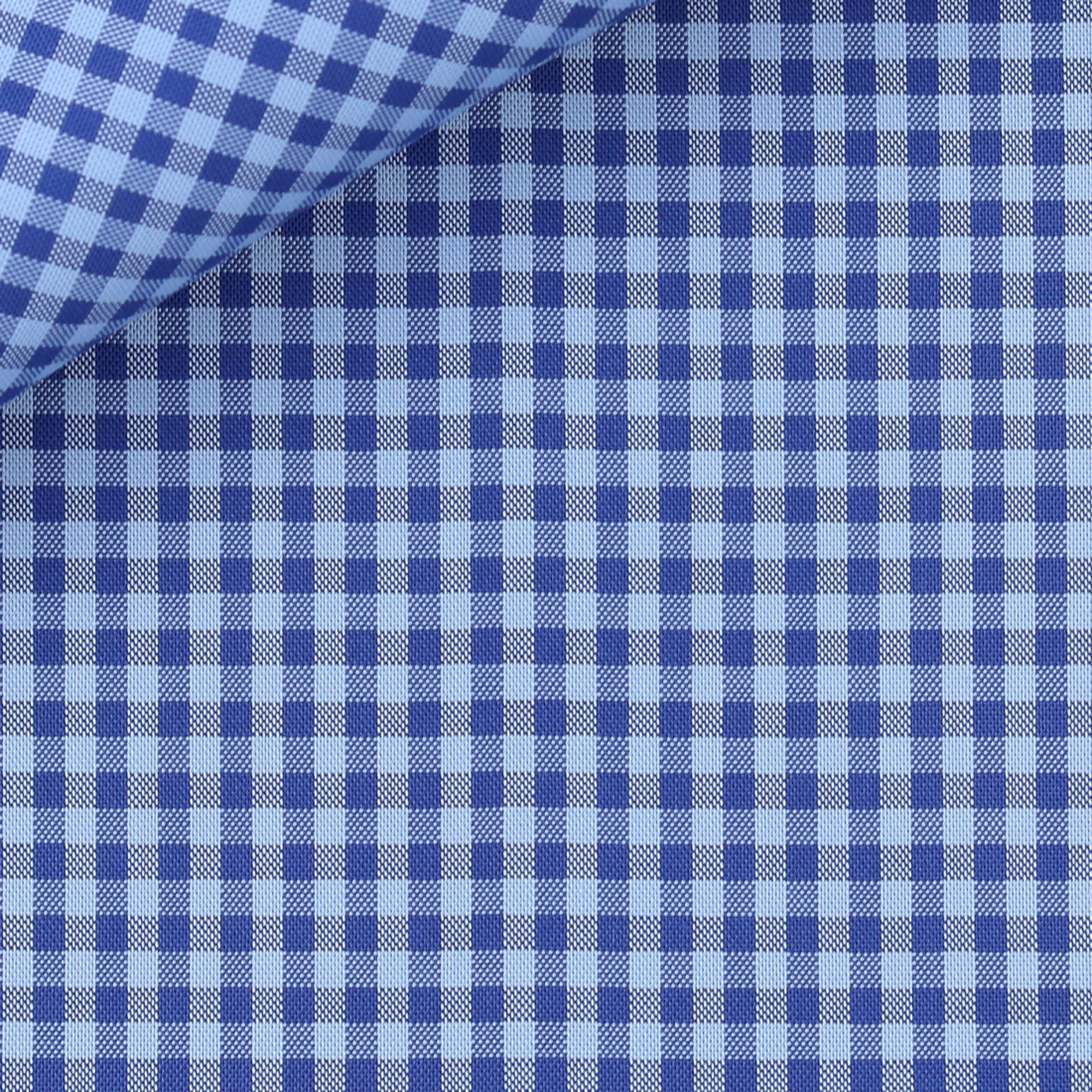 Oxford Check Pattern Blue