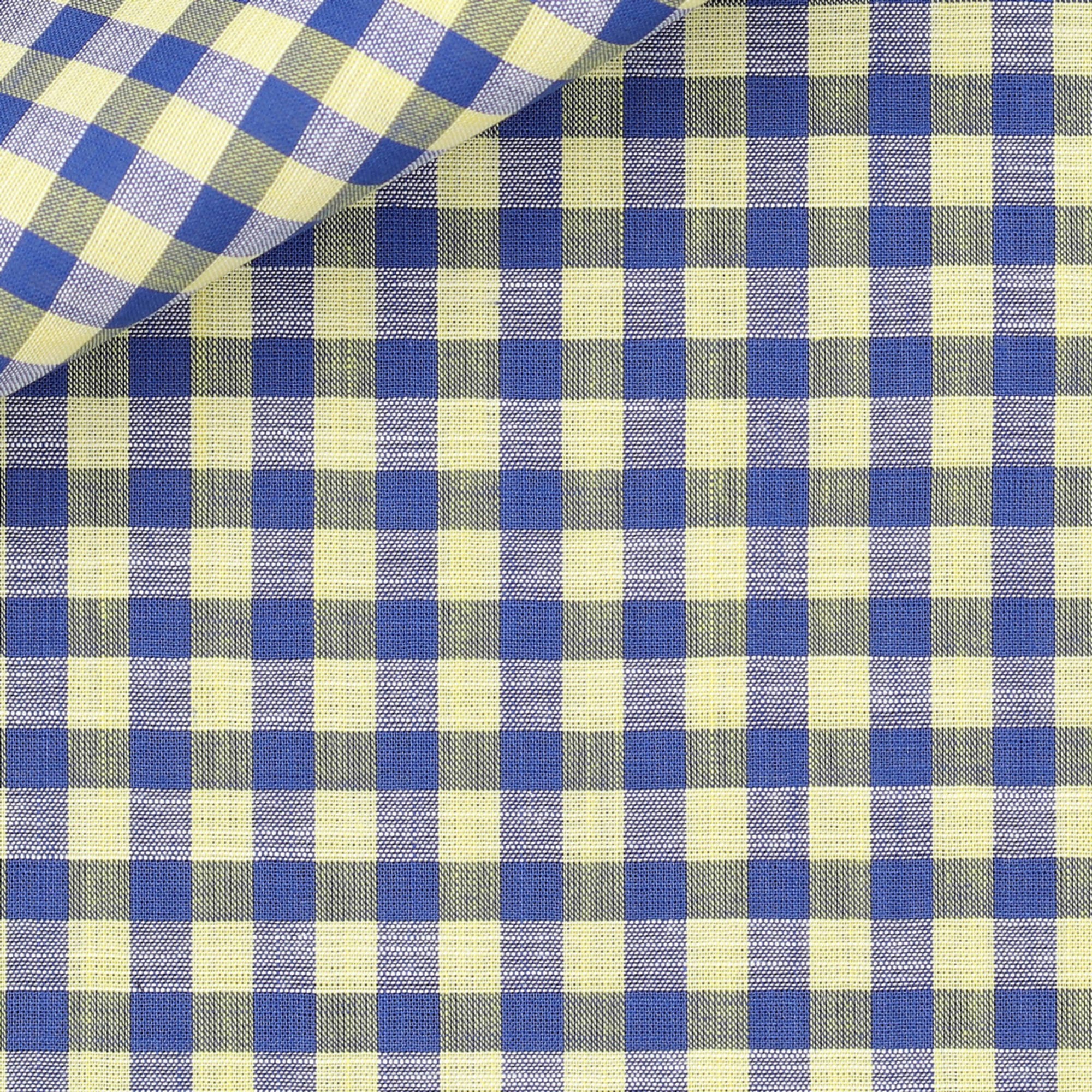 Chambray Check Pattern Yellow