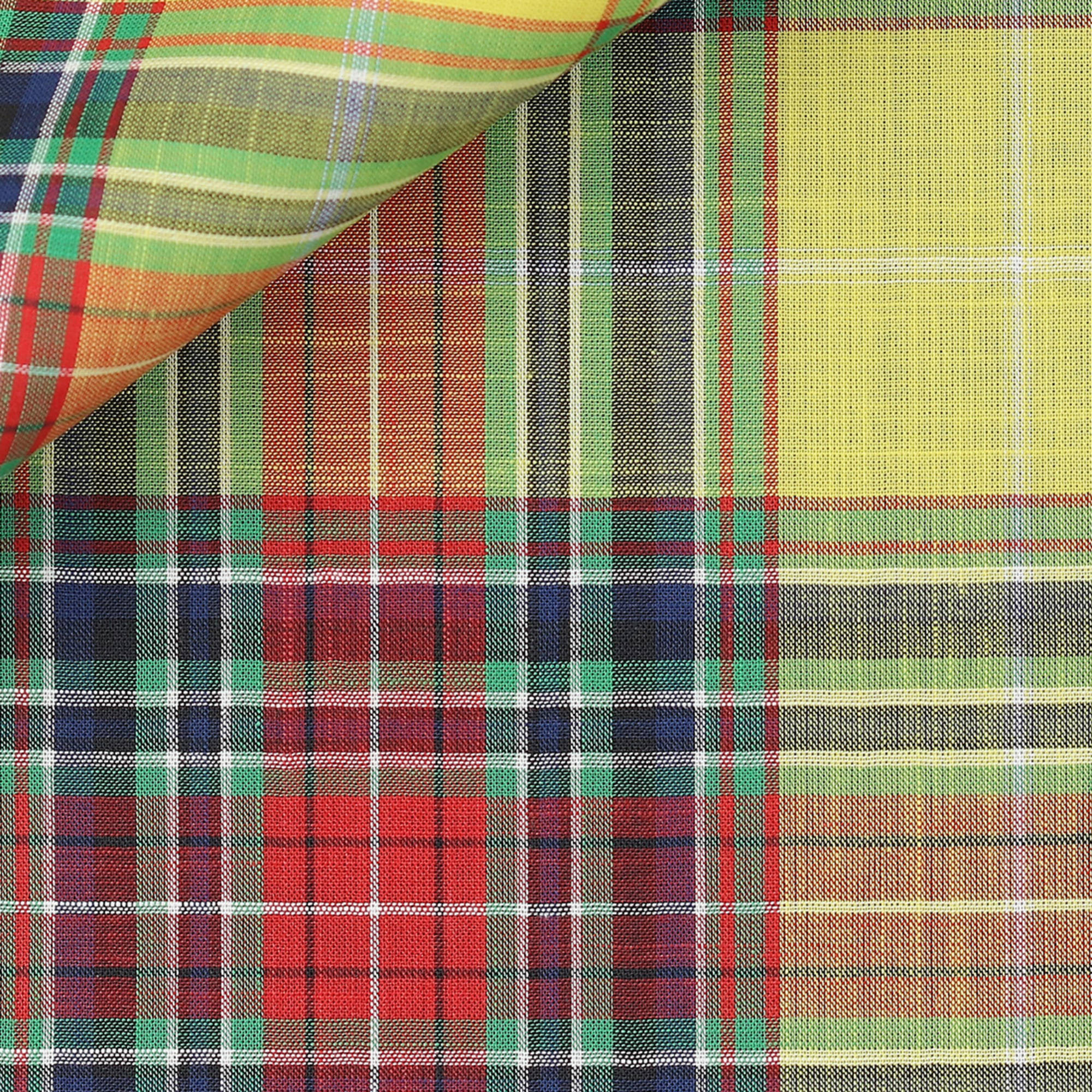 Chambray Check Pattern Yellow