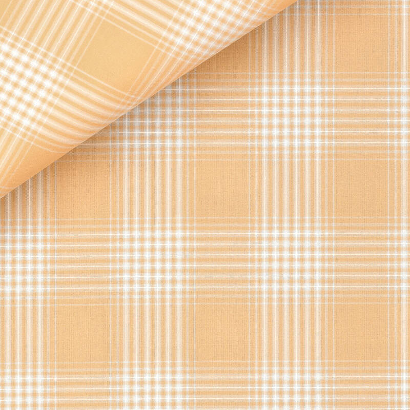 Linen Check Pattern Orange