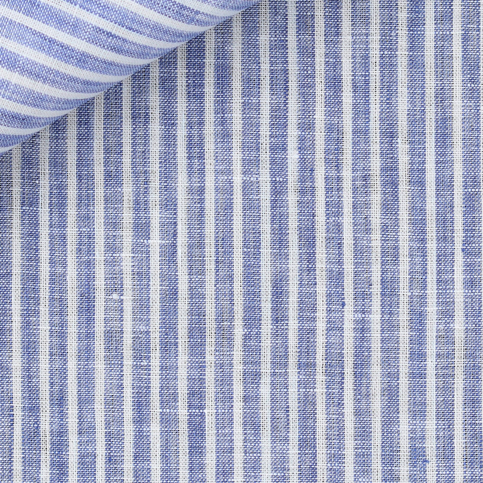Linen Stripes Blue