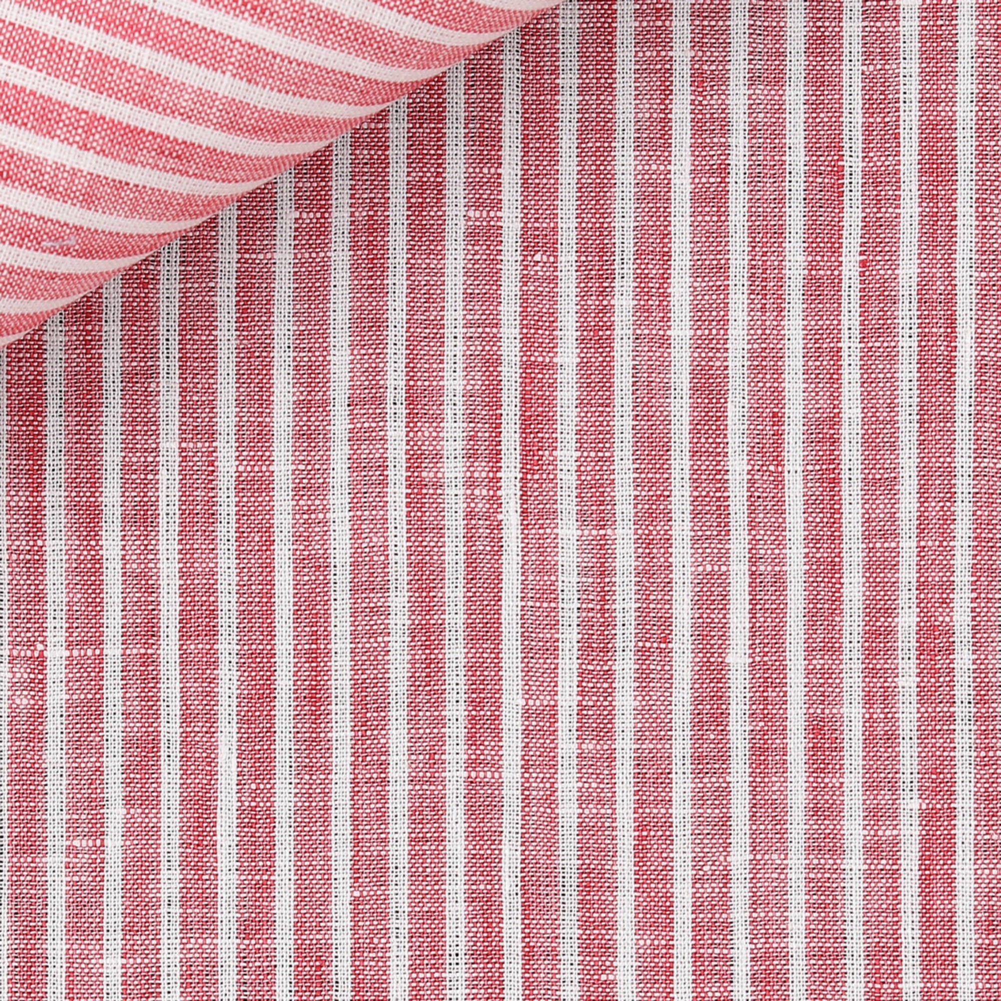 Linen Stripes Red