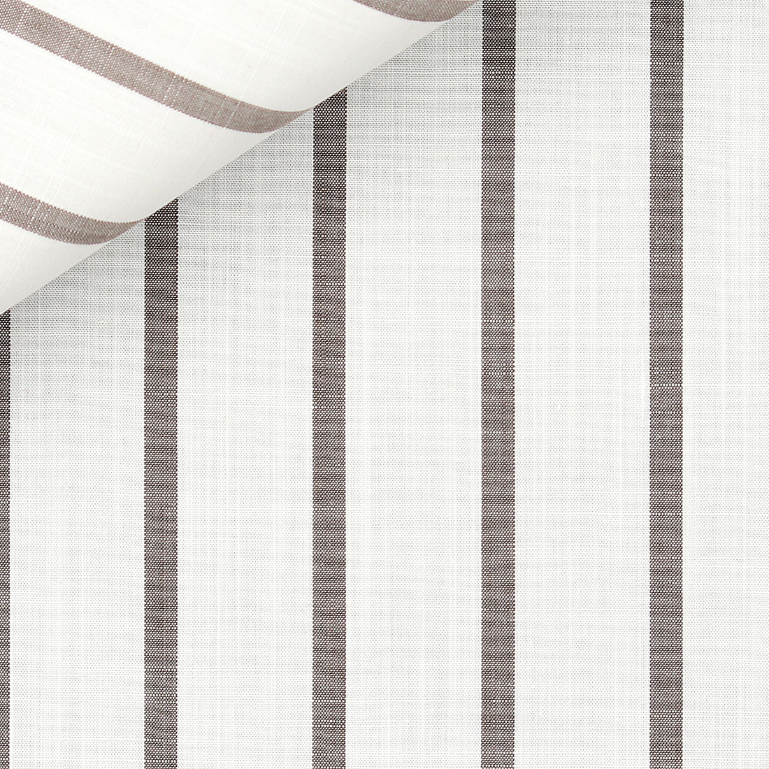 Chambray Stripes Brown