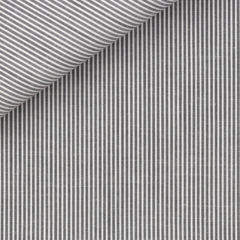 Chambray Stripes Grey