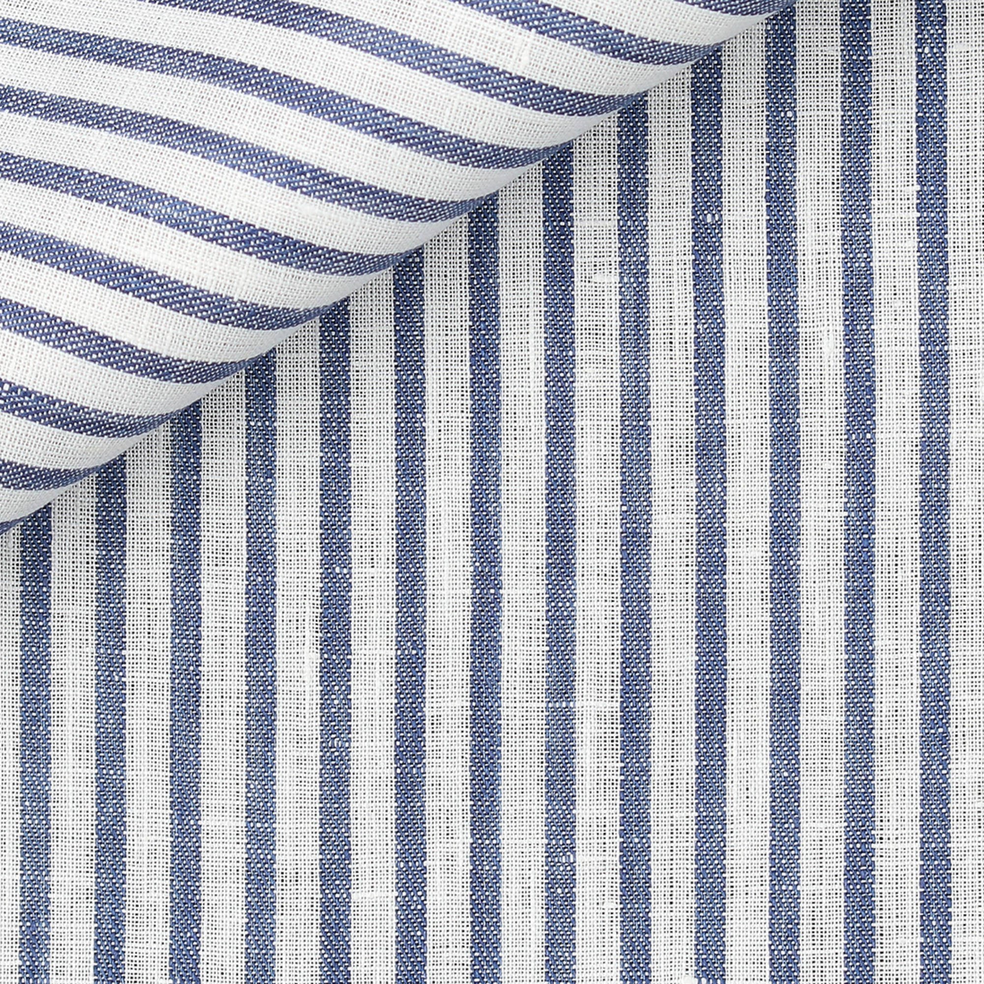Linen Stripes Blue
