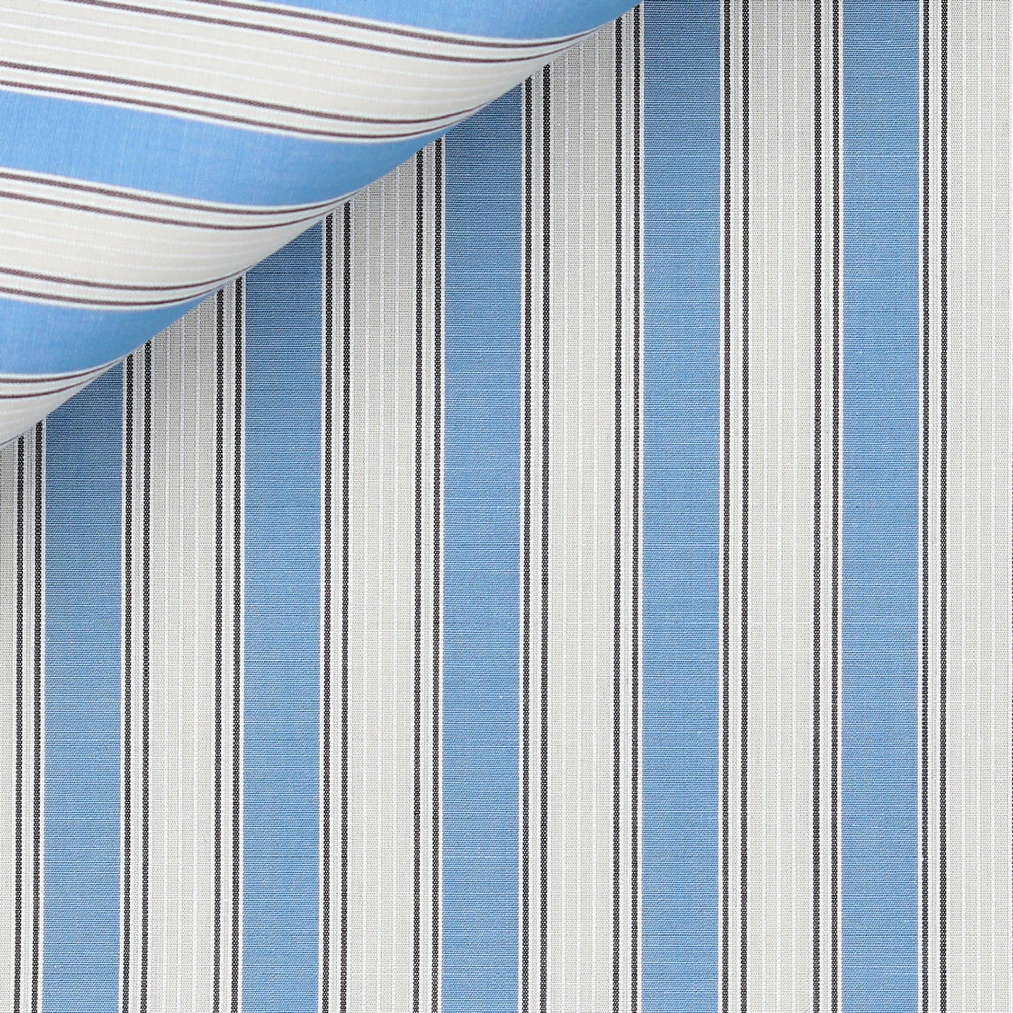 Poplin Stripes Blue