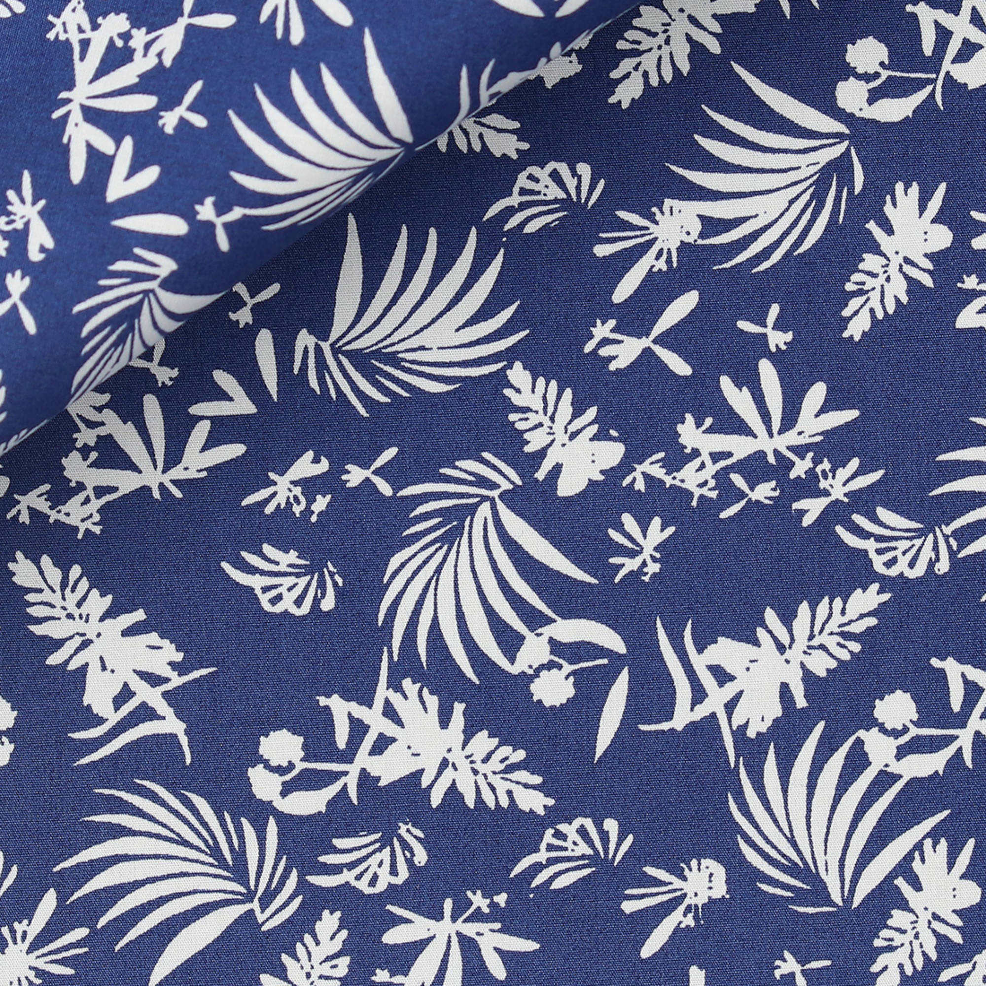 Poplin Pattern Blue
