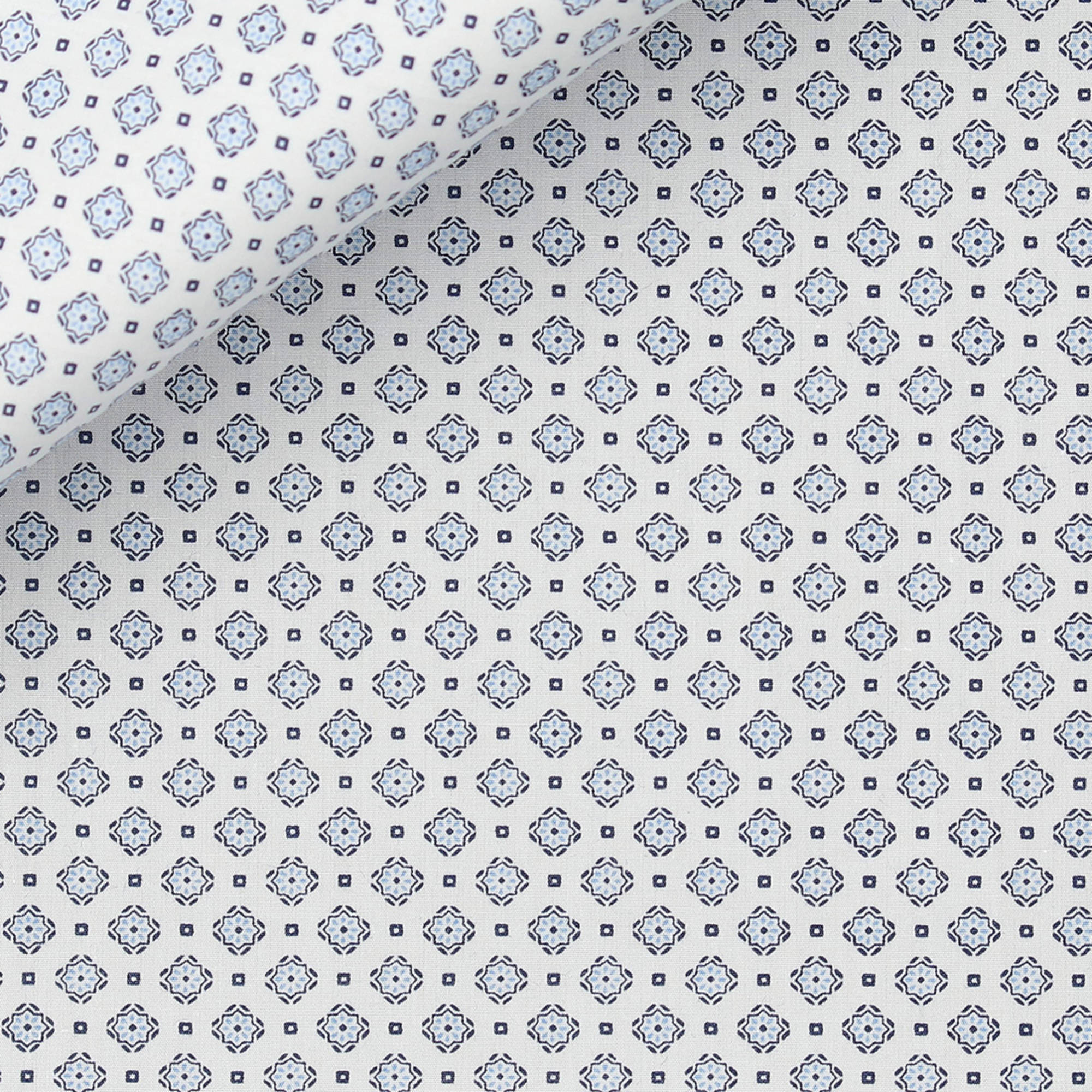 Poplin Pattern Blue