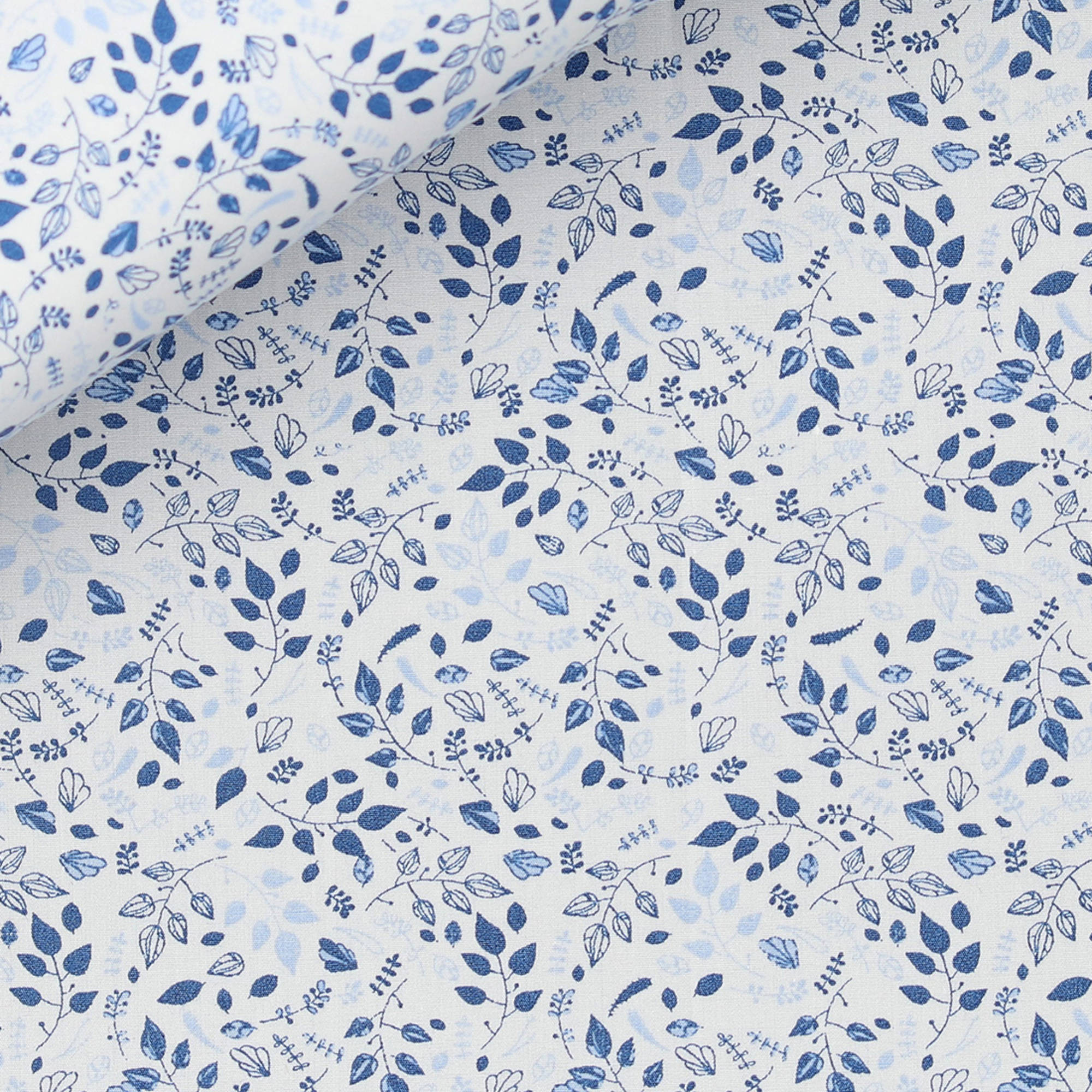Poplin Pattern Blue