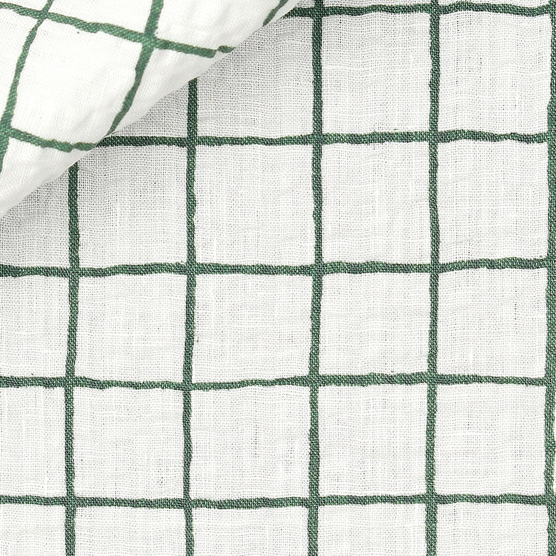 Linen Pattern Green