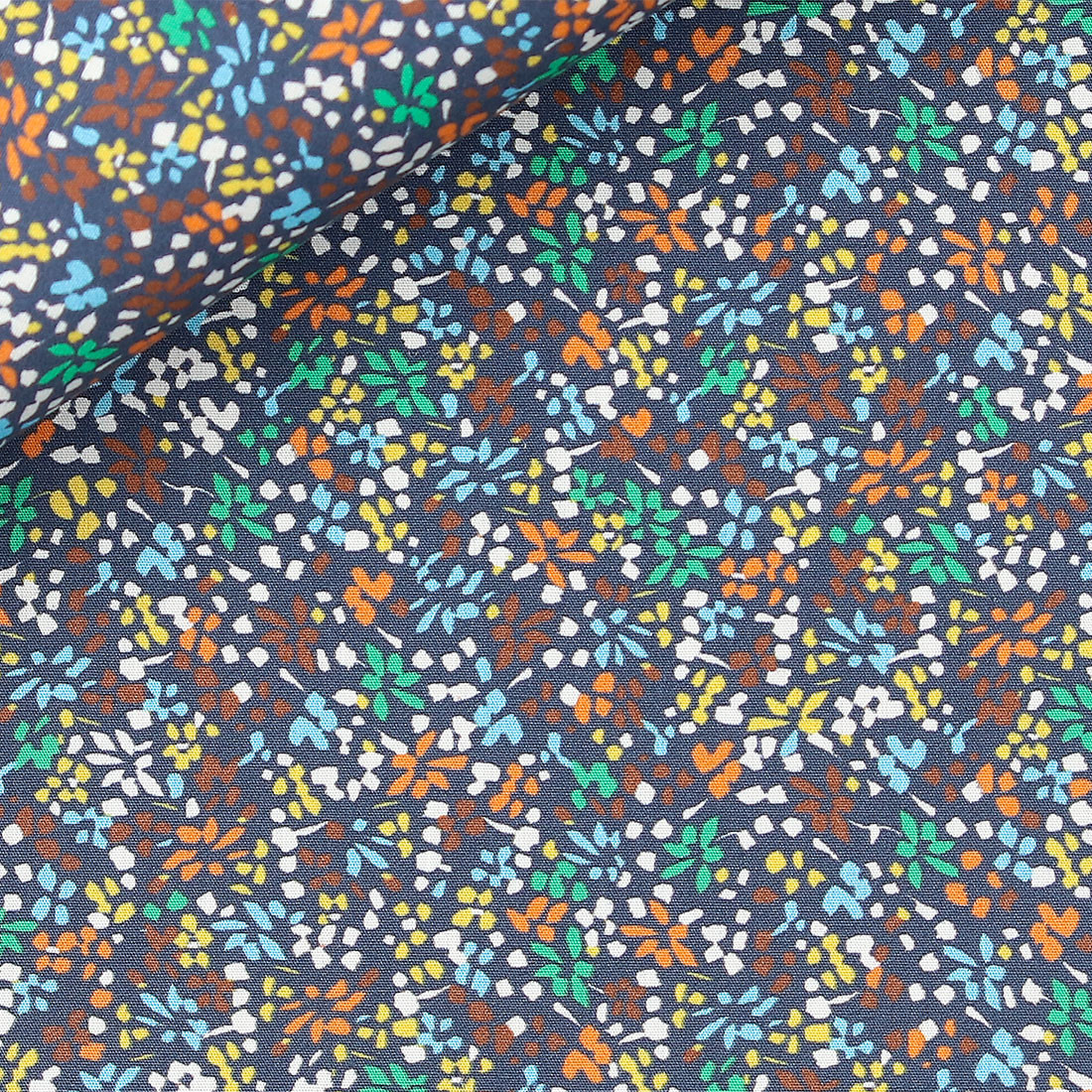 Poplin Pattern Blue